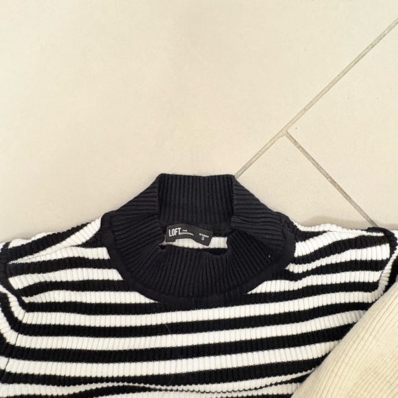 Striped Black and White Kids Shirt - Picture 2 of 2